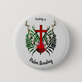 Chapa Redonda De 5 Cm Palm Sunday A Christian Holy Day