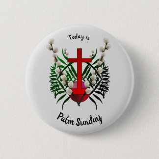 Chapa Redonda De 5 Cm Palm Sunday A Christian Holy Day