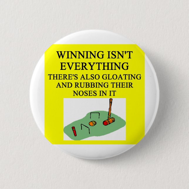 Chapa Redonda De 5 Cm palyer del croquet (Anverso)