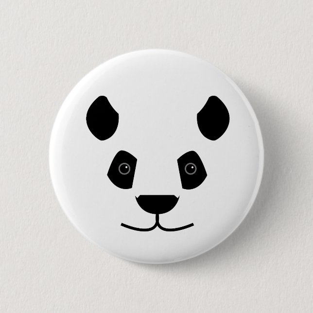 Chapa Redonda De 5 Cm Panda (Anverso)