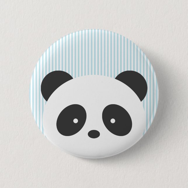 Chapa Redonda De 5 Cm Panda (Anverso)