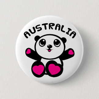 Chapa Redonda De 5 Cm Panda Australia