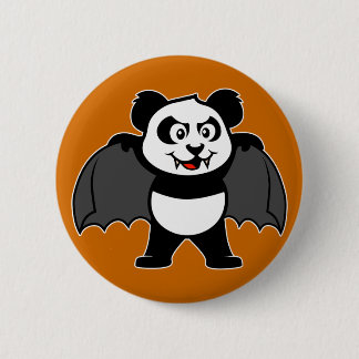 Chapa Redonda De 5 Cm Panda del vampiro