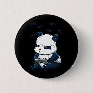 Chapa Redonda De 5 Cm Panda Pew Cute Hob 