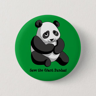 Chapa Redonda De 5 Cm Pandas gigantes