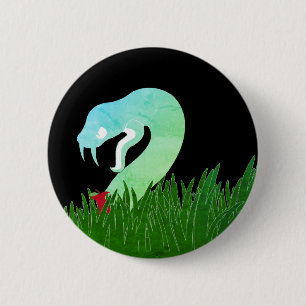 Chapa Redonda De 5 Cm Pañón de serpiente y manzana/