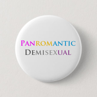 Chapa Redonda De 5 Cm Panromantic Demisexual