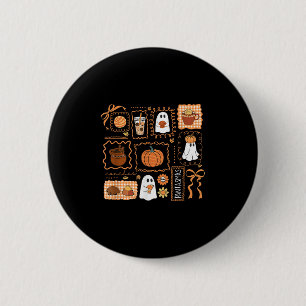 Chapa Redonda De 5 Cm Pantasmas Halloween Fantasma Conchas Mexicanas