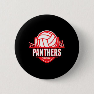 Chapa Redonda De 5 Cm Panthers Volleyll Ck Espíritu de Regreso a la Escu