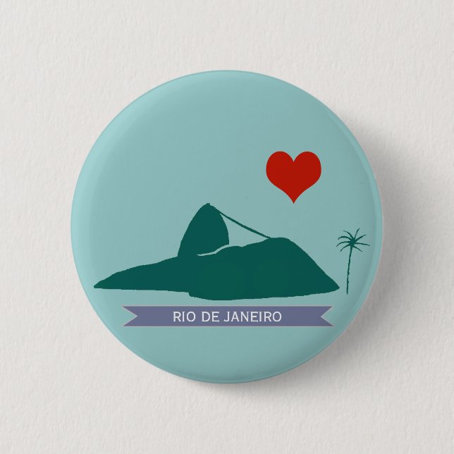 Chapa Redonda De 5 Cm Pão-de-Açúcar Rio Brasil (Anverso)