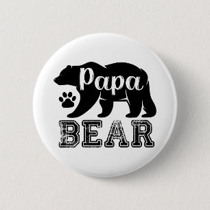 CHAPA REDONDA DE 5 CM PAPA BEAR PIN