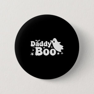 Chapa Redonda De 5 Cm Papa Boo Fantasma Divertido Halloween Familia Comb
