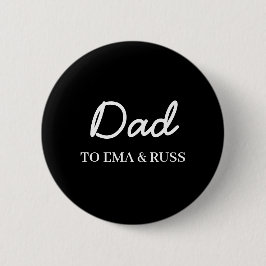 Chapa Redonda De 5 Cm Papa | Diseño moderno personalizado para el Día de