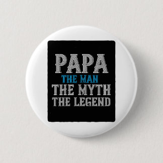 Chapa Redonda De 5 Cm papa el hombre el mito la leyenda