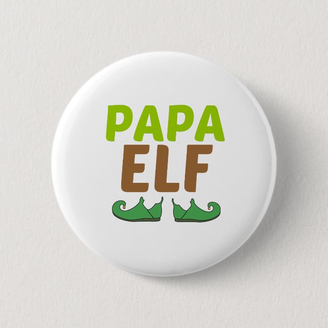 CHAPA REDONDA DE 5 CM PAPA ELF (Anverso)