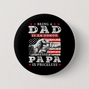 Chapa Redonda De 5 Cm Papá Es Un Honor Ser Papá Es Un Padre Sin Precio D