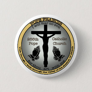 Chapa Redonda De 5 Cm Papa Francisco