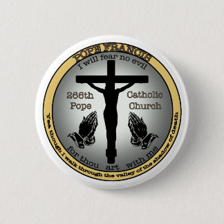 Chapa Redonda De 5 Cm Papa Francisco