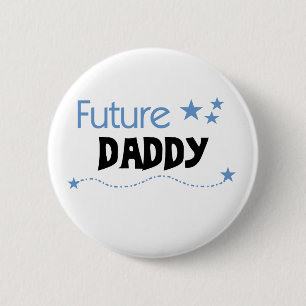 Chapa Redonda De 5 Cm Papá futuro