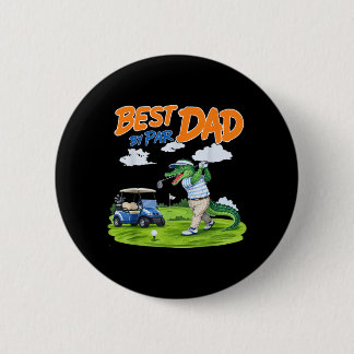 Chapa Redonda De 5 Cm Papa Golf Gator Lagarto Papa