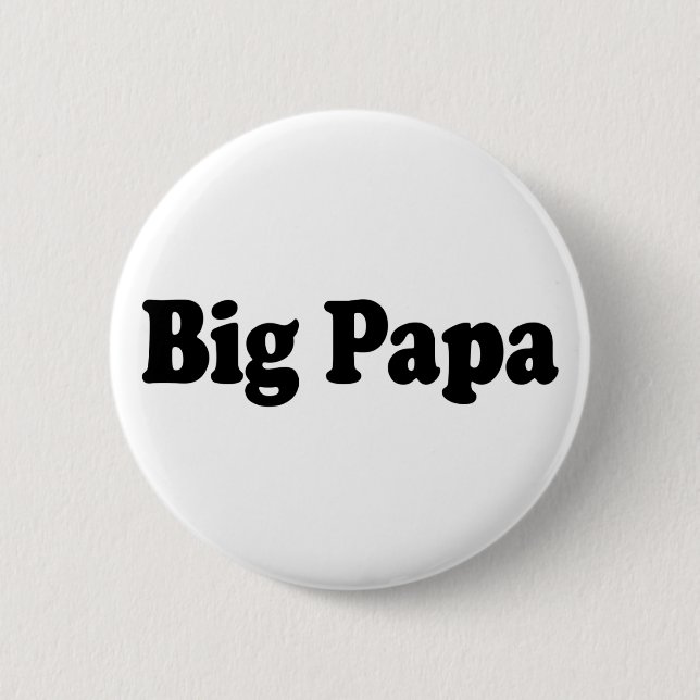 Chapa Redonda De 5 Cm Papá grande (Anverso)