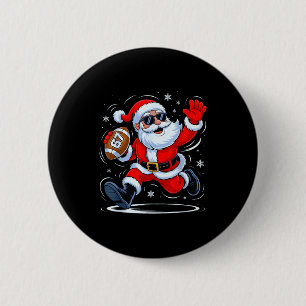 Chapa Redonda De 5 Cm Papá Noel divertido fútbol 67 Navidad Xmas vacacio