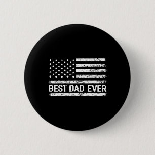 Chapa Redonda De 5 Cm Papá Nunca Con La Bandera Estadounidense Regalo Ho