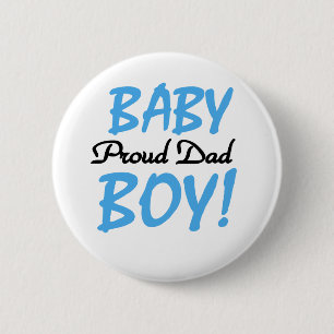 Chapa Redonda De 5 Cm Papá orgulloso del bebé