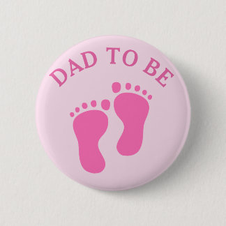 Chapa Redonda De 5 Cm Papá para ser (chica)