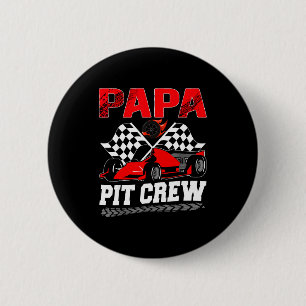 Chapa Redonda De 5 Cm Papa T Crew Familia de Corredores Auto de Carreras