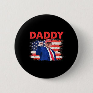 Chapa Redonda De 5 Cm Papá Trump 2025 Presidente 1 