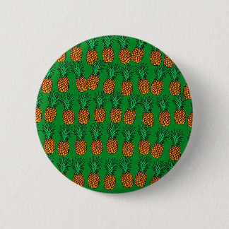 Chapa Redonda De 5 Cm Papel pintado de la piña