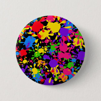 Chapa Redonda De 5 Cm Papel pintado de la salpicadura