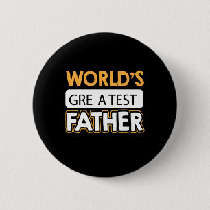 Chapa Redonda De 5 Cm Papi Gift, el mejor padre del mundo