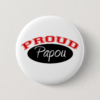 Chapa Redonda De 5 Cm Papou orgulloso