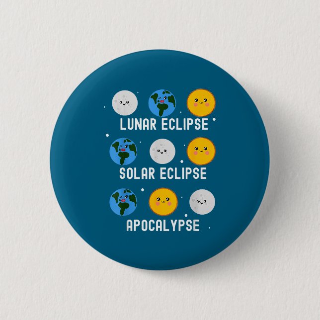Chapa Redonda De 5 Cm Para Eclipse Solar 04 08 24 (Anverso)
