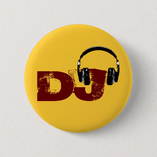 Chapa Redonda De 5 Cm para el DJ