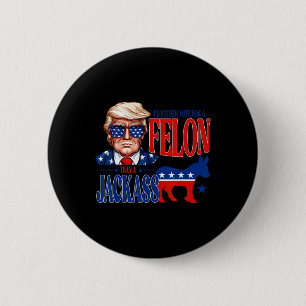 Chapa Redonda De 5 Cm Para el presidente 2024, prefiero votar por una di