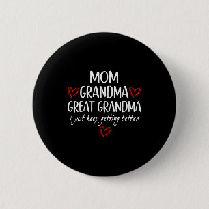 Chapa Redonda De 5 Cm Para la abuela de los nietos Mamá Abuela Bisabuela