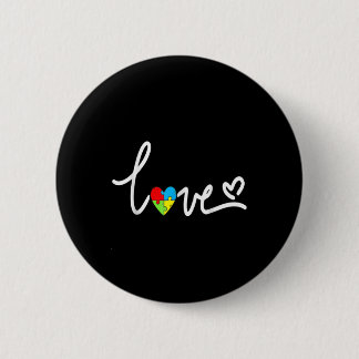 Chapa Redonda De 5 Cm Para los hombres Mujeres Autismo Conciencia Tee Pl