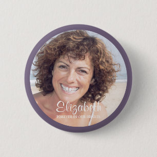Chapa Redonda De 5 Cm Para siempre en nuestro corazón, Personalizado de