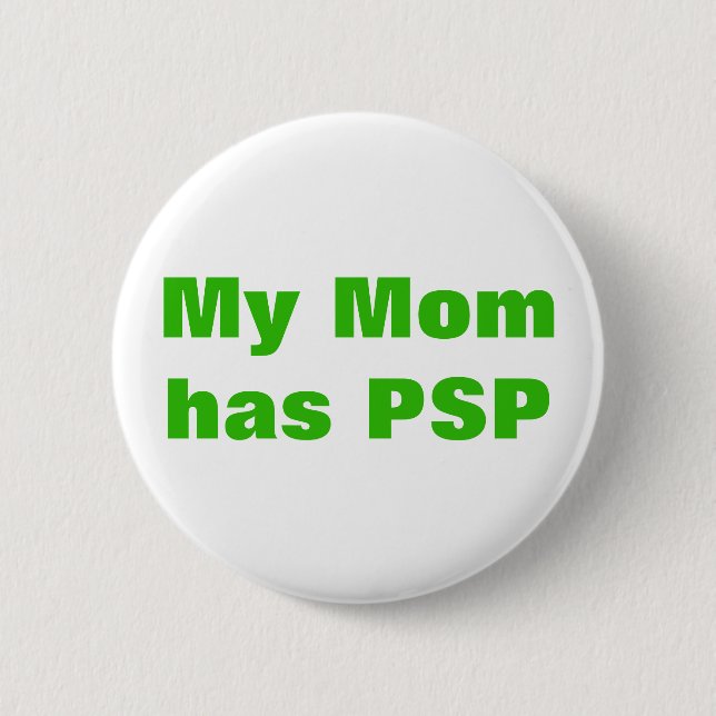 Chapa Redonda De 5 Cm Parálisis progresiva personalizada PSP de (Anverso)