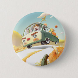 Chapa Redonda De 5 Cm Parche de calabaza