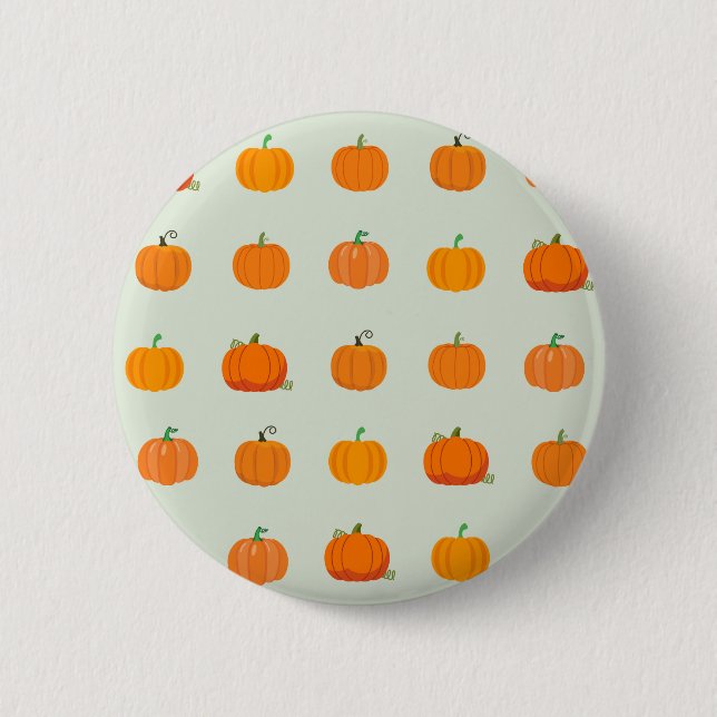Chapa Redonda De 5 Cm Parche de Calabazas (Anverso)