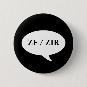 CHAPA REDONDA DE 5 CM PARCHE DE PRONUNCIAS ZE ZIR