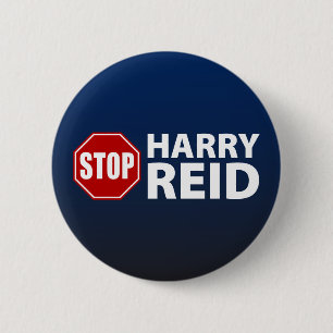 Chapa Redonda De 5 Cm Pare a Harry Reid