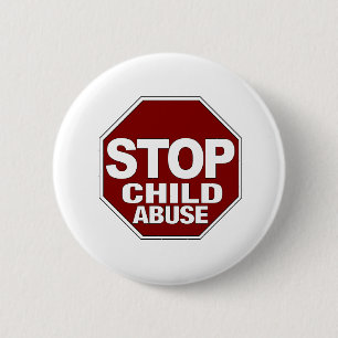 Chapa Redonda De 5 Cm Pare la pederastia