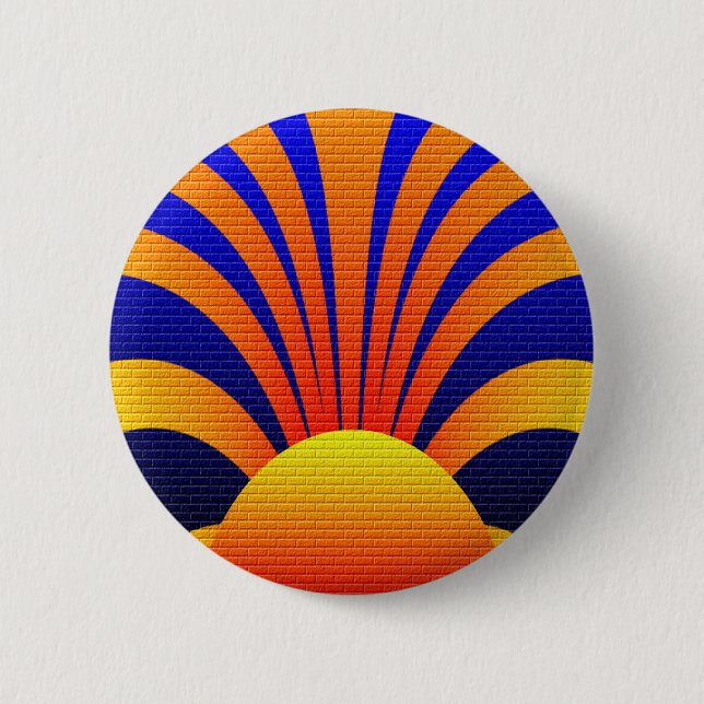 Chapa Redonda De 5 Cm Pared de Sunset (Anverso)