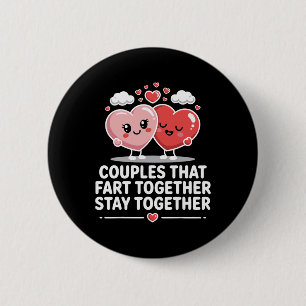 Chapa Redonda De 5 Cm Pareja de amor Kawaii linda abrazando corazones Sa