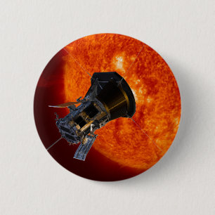 Chapa Redonda De 5 Cm Parker Solar Probe Spacecraft